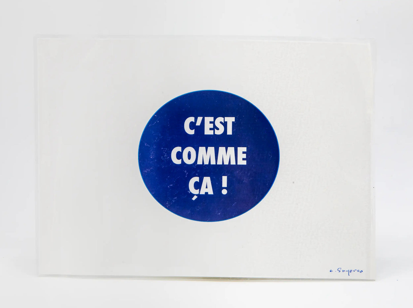 Alain Snyers : Les Bons Mots, C'est comme ça ! - Tableau