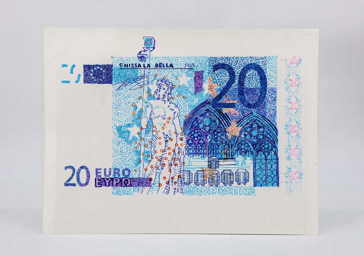 Damien Ruvet : Billet Bleu - Tableau