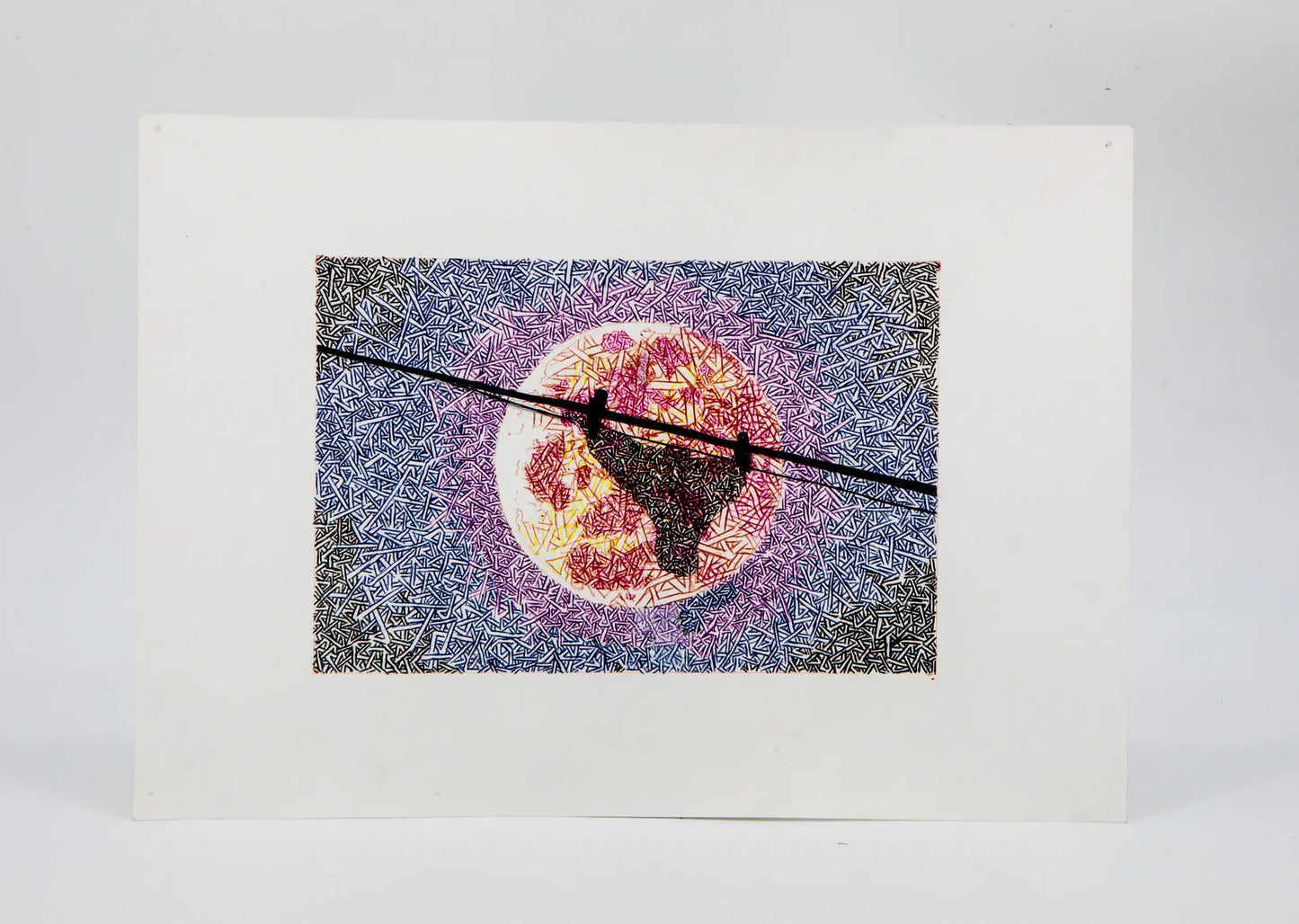 Damien Ruvet : Eclipse lunaire - Tableau