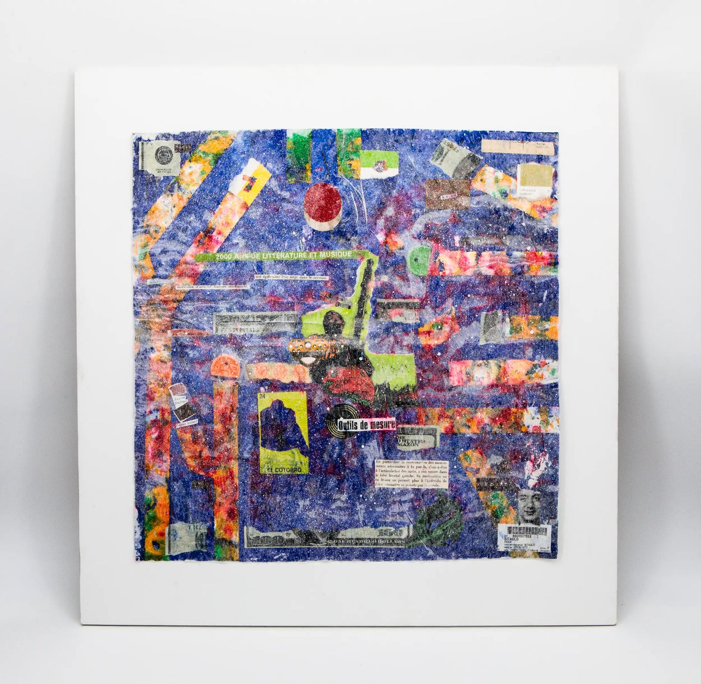 Emilie Bitauld : Untitled 10 (Strings attached) - Série Partitions - Tableau