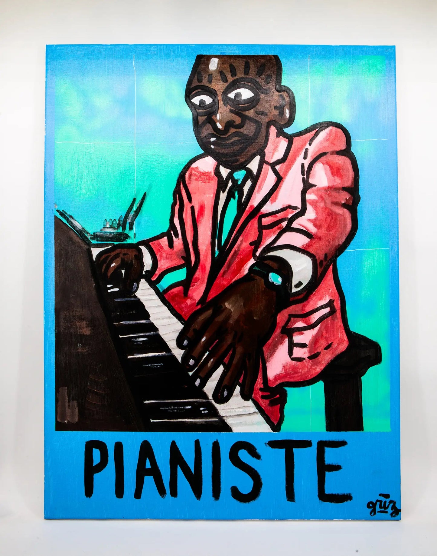 Griz : Le pianiste - Tableau