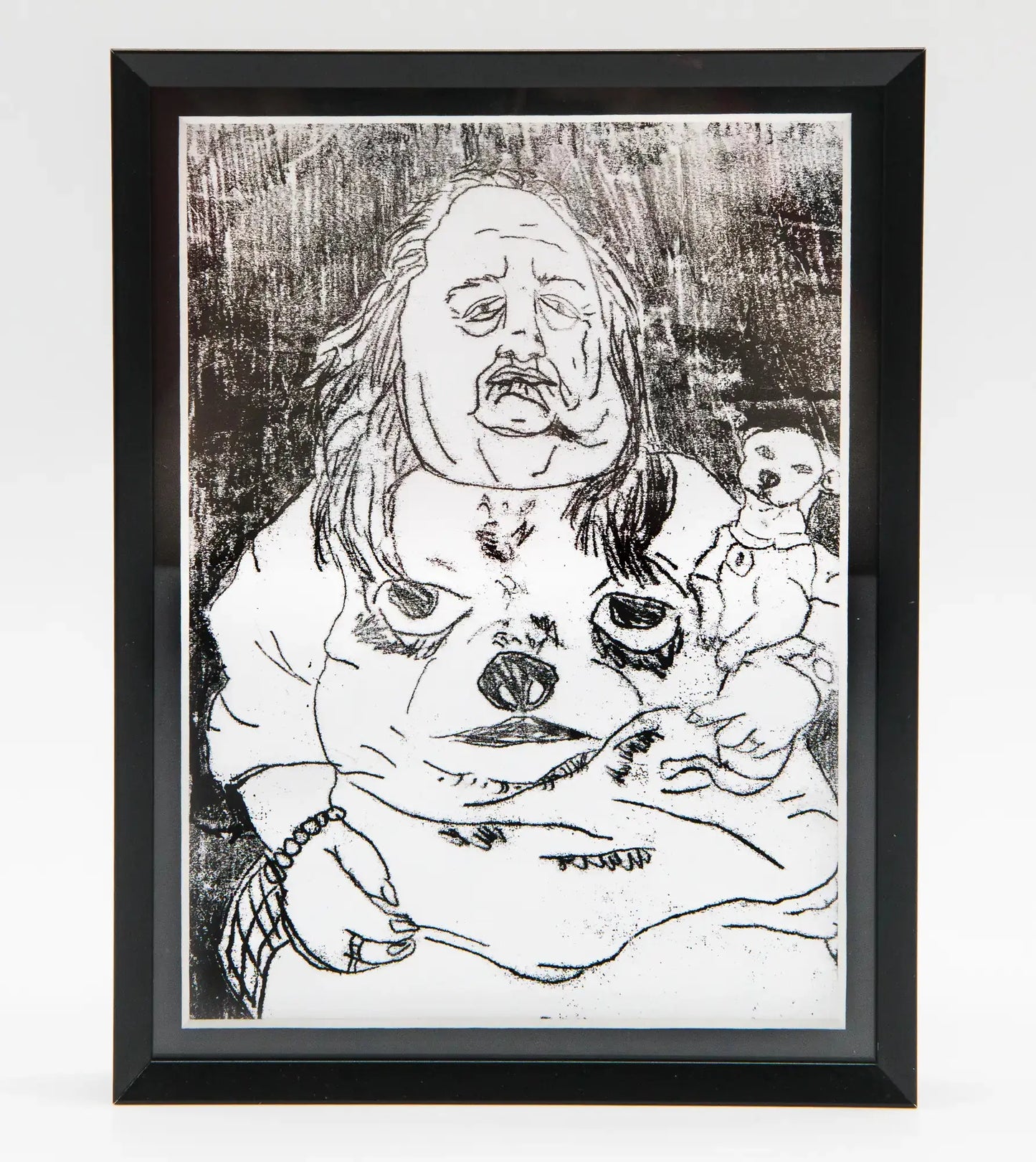 Jérémie Blanes : Le chien à la femme - Tableau