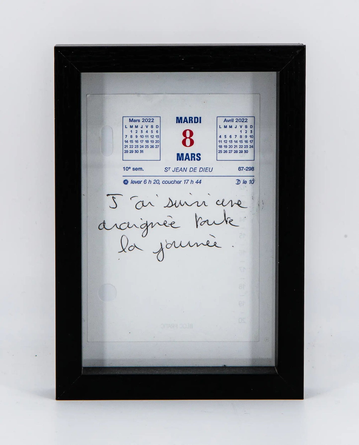 Paul-Luc Texier : Memo Texte 8 mars - Tableau