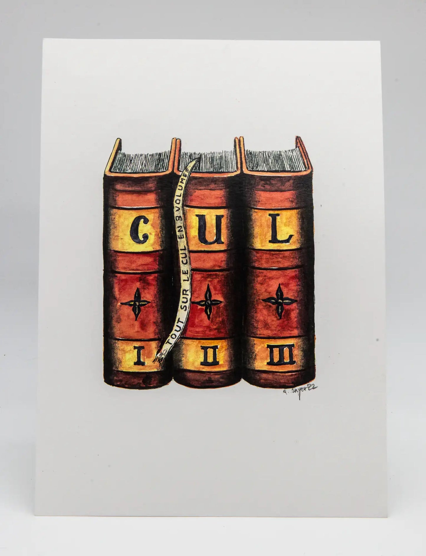 Alain Snyers : Livre de cul -  Tableau