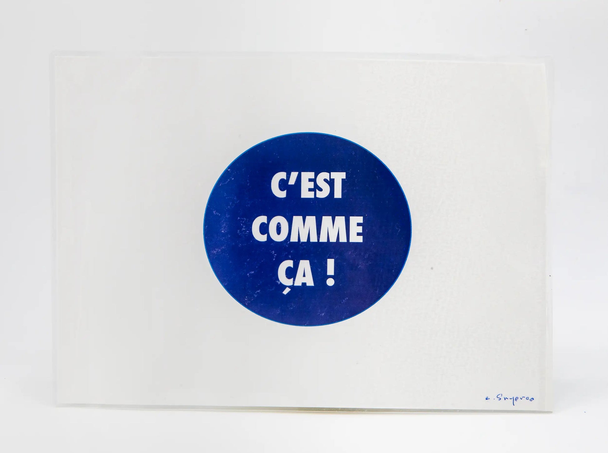 Alain Snyers : Les Bons Mots, C'est comme ça ! -  Tableau