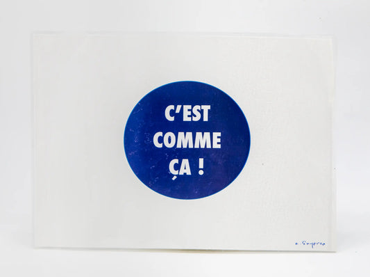 Alain Snyers : Les Bons Mots, C'est comme ça ! -  Tableau