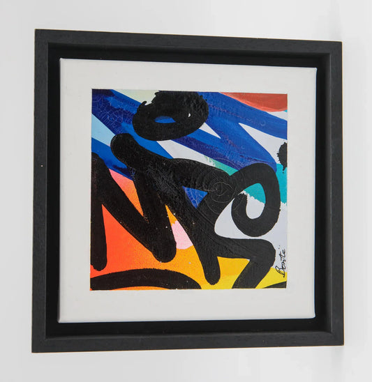 Œuvre de l'artiste Bonté, le nom du tableau est Kadra.