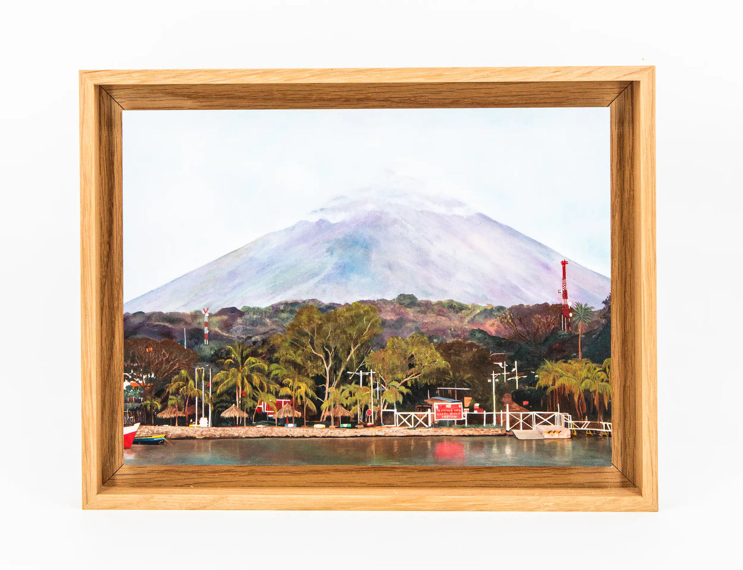 Emilie Bitauld : untitled 52 (Concepcion Ometepe) - Série Lampposts - Tableau