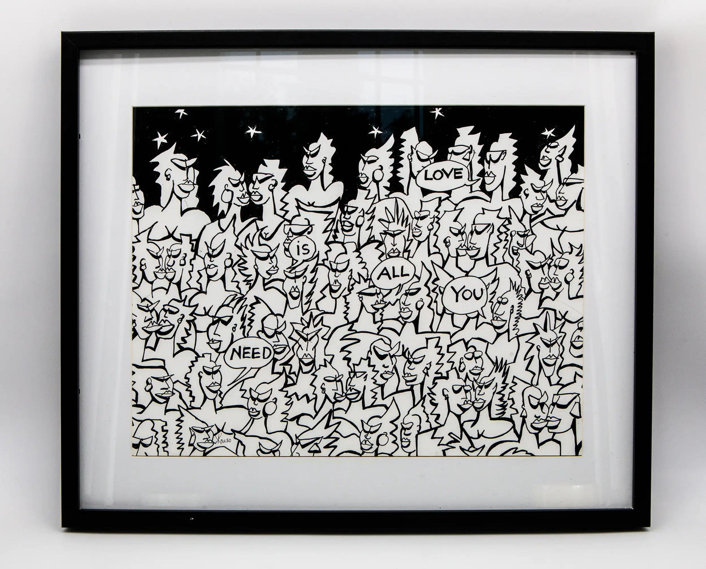 Lyonel Kouro : All you need is love - Tableau