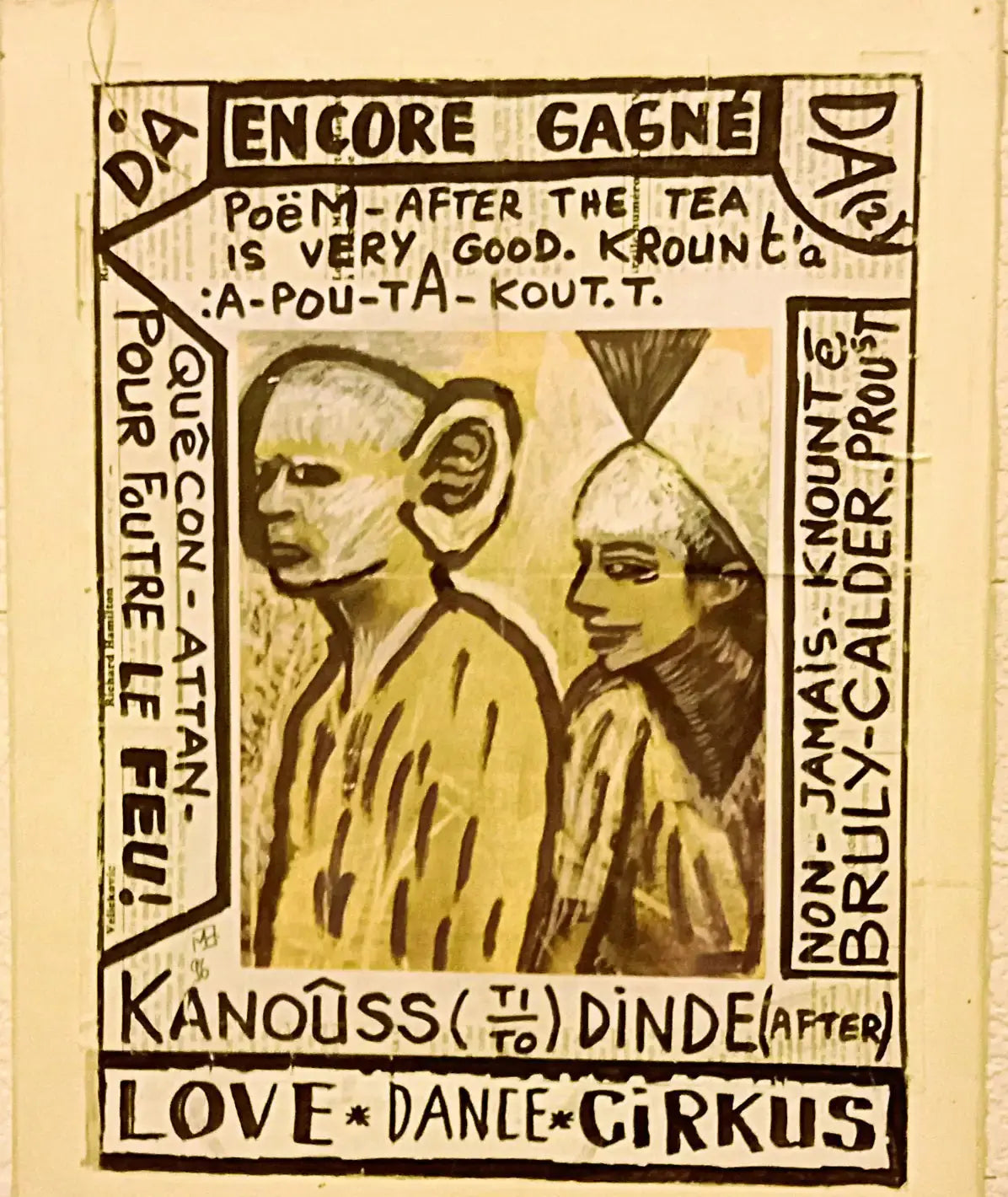 Max Horde : Encore gagné (copie signée) - Tableau