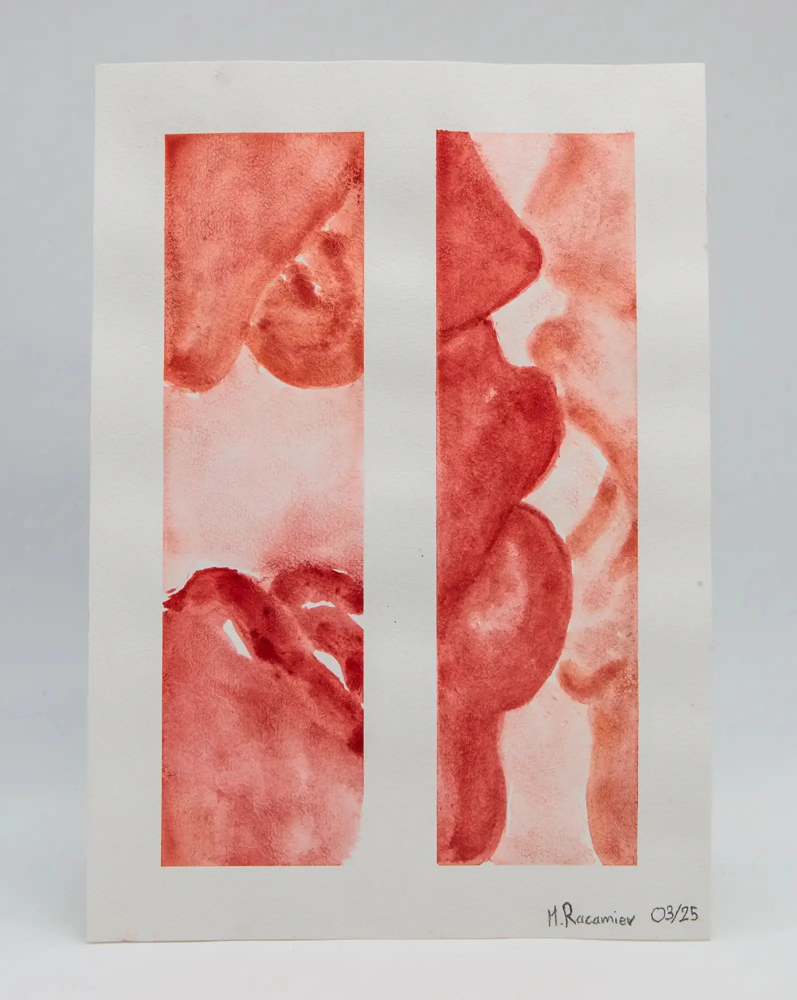 Milan Racamier : "sans titre" - Tableau