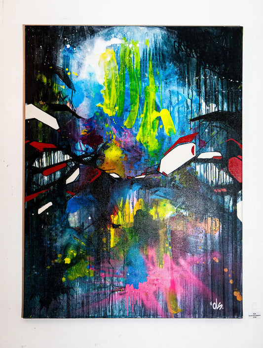 Ols : Clown de l'espace - Tableau