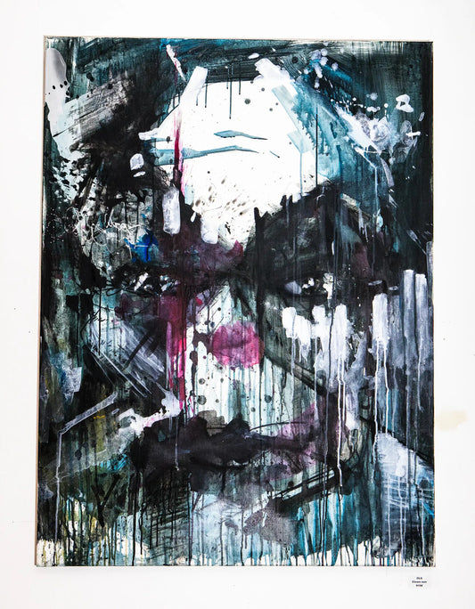 Ols : Clown noir - Tableau