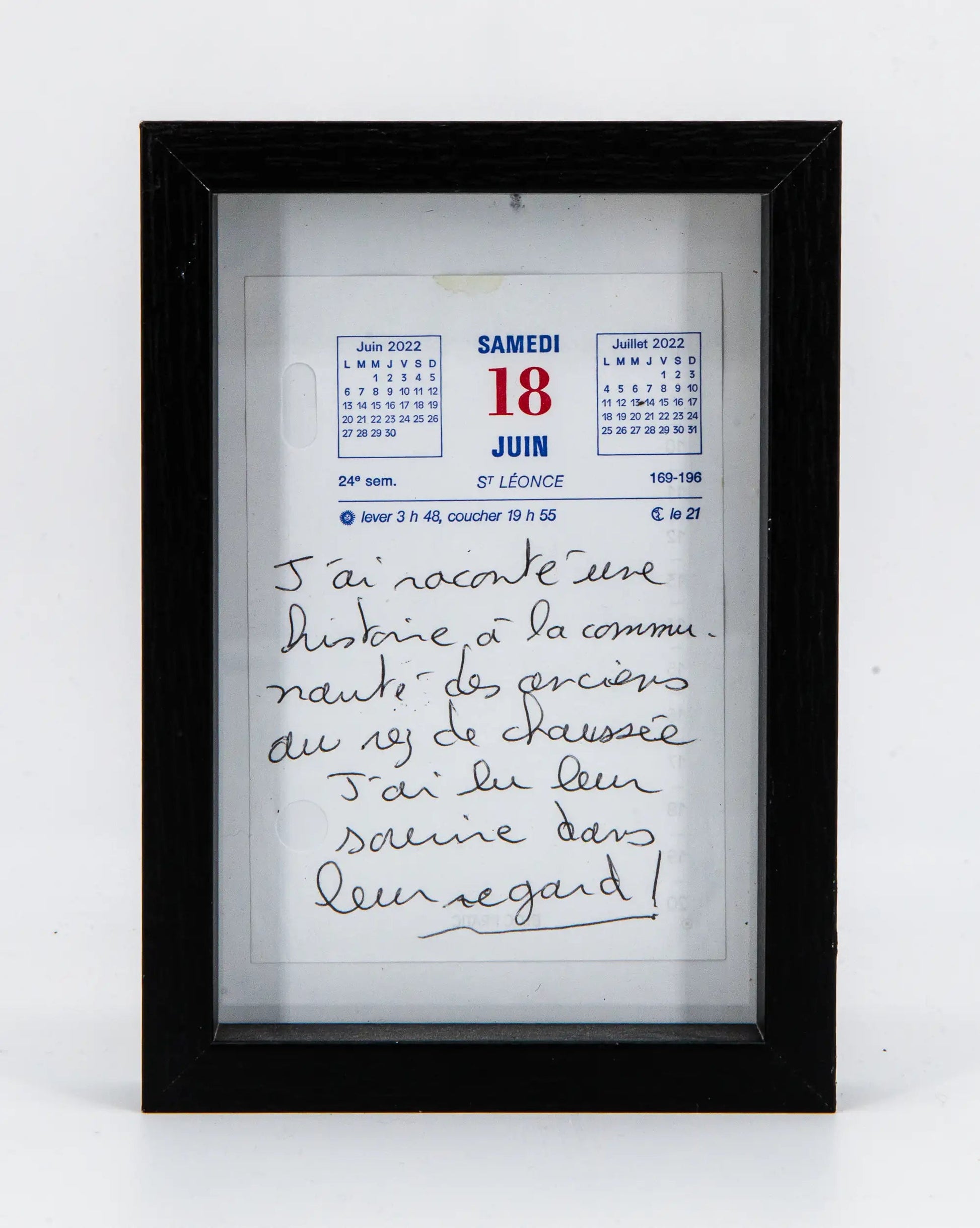 Paul-Luc Texier : Memo Texte 18 juin -  Tableau